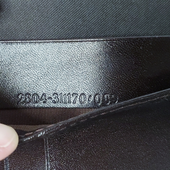 Vintage Rare Fendi Zucca Tri Fold Wallet Planner Agenda Brown Canvas - Picture 13 of 14